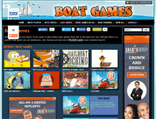 Tablet Screenshot of boatarcade.com